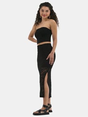 Black no boundaries lace skirt